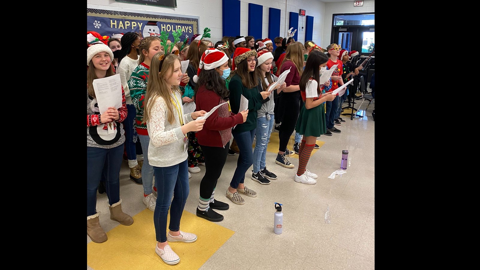 Band and Chorus Ss Perform During Lunch